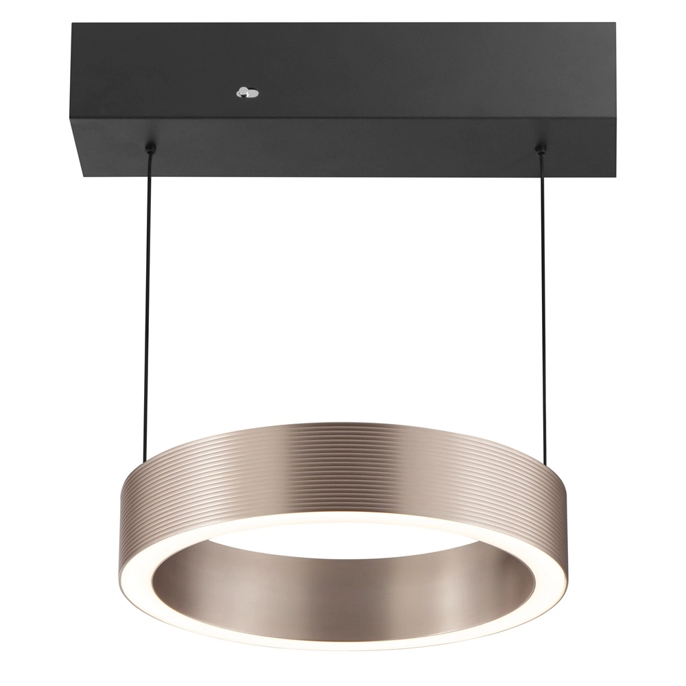 Lampe pendante de conception Axion Noir avec brun Brilliant 4004353477188