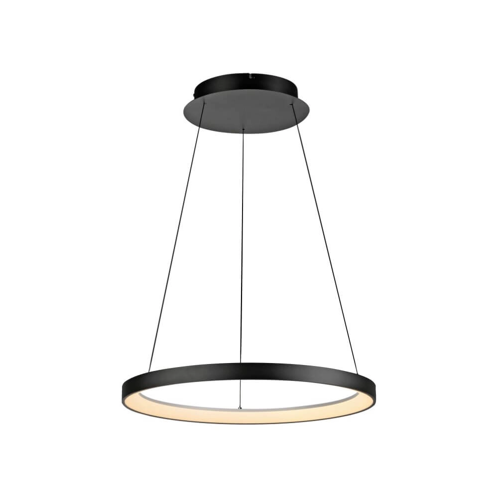 Lampe suspendue ronde Hoop noir Lampe suspendue ronde Hoop noir