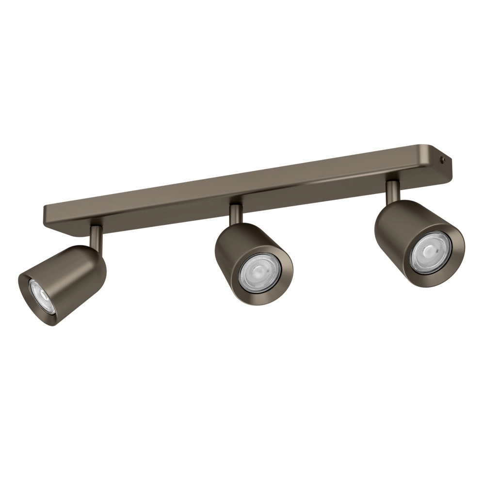 Spot monté en surface Camaldoli Bronze 3 lumières
