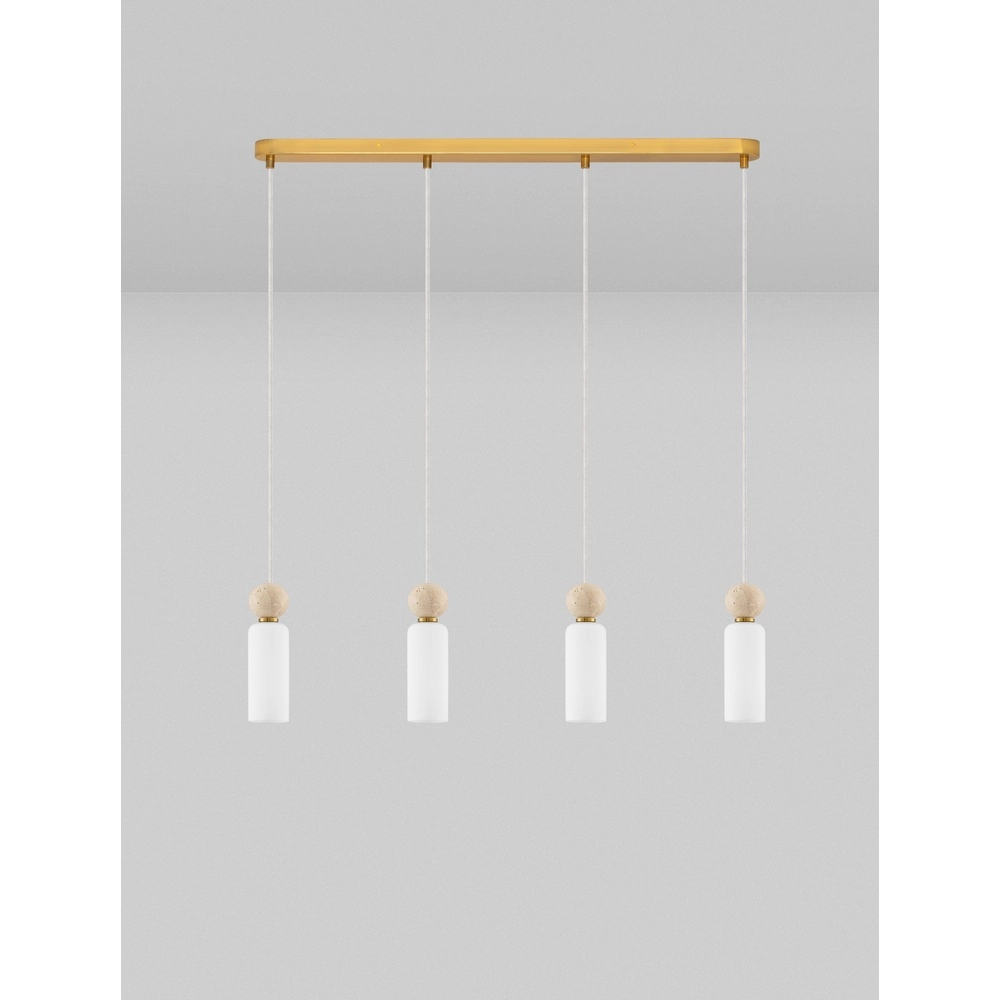 Suspension Filomena Or 4 lumières Lyora 5212017483508