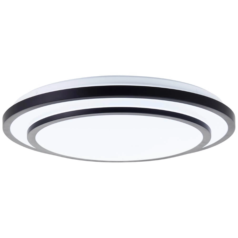 Plafonnier noir Luciano Ø 49,5 cm Brilliant 4004353426506