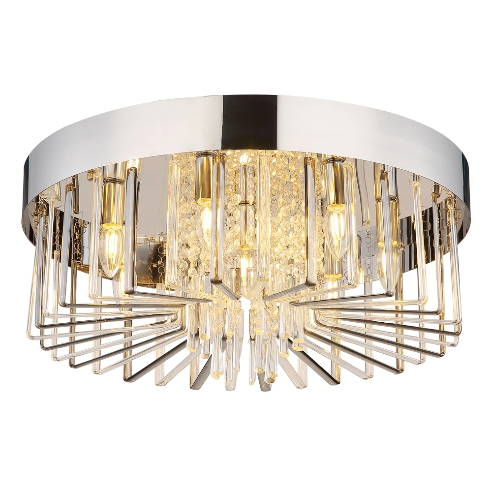 Lampe de plafond Kirina Conception chrome