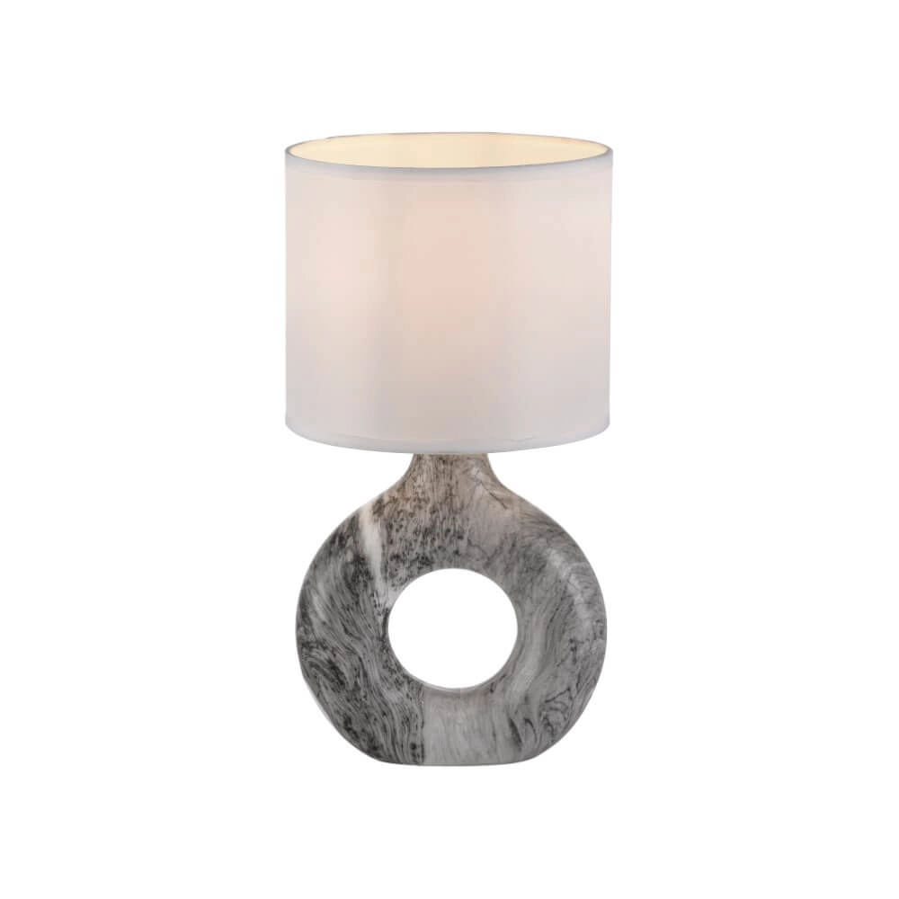 Lampe de table Carara gris Just Light 4043689004835
