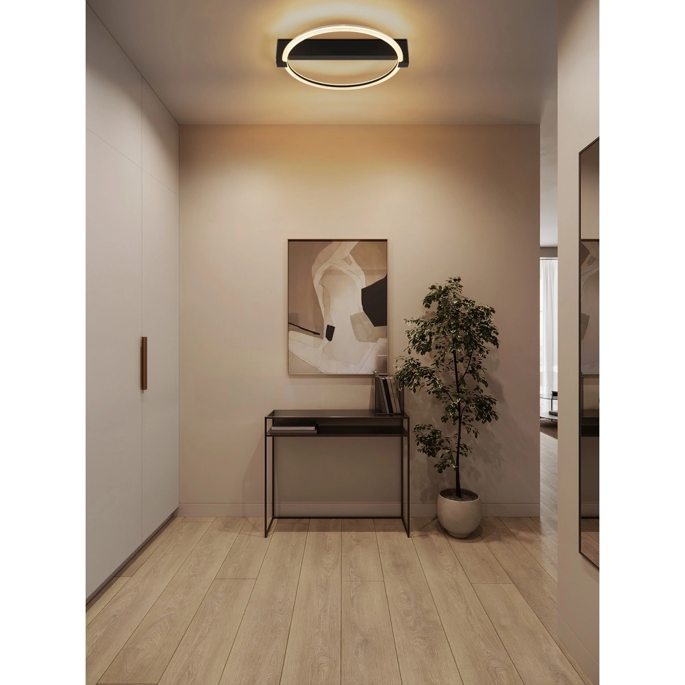 Lampe de plafond Fletcher Design noir Globo 9007371583287