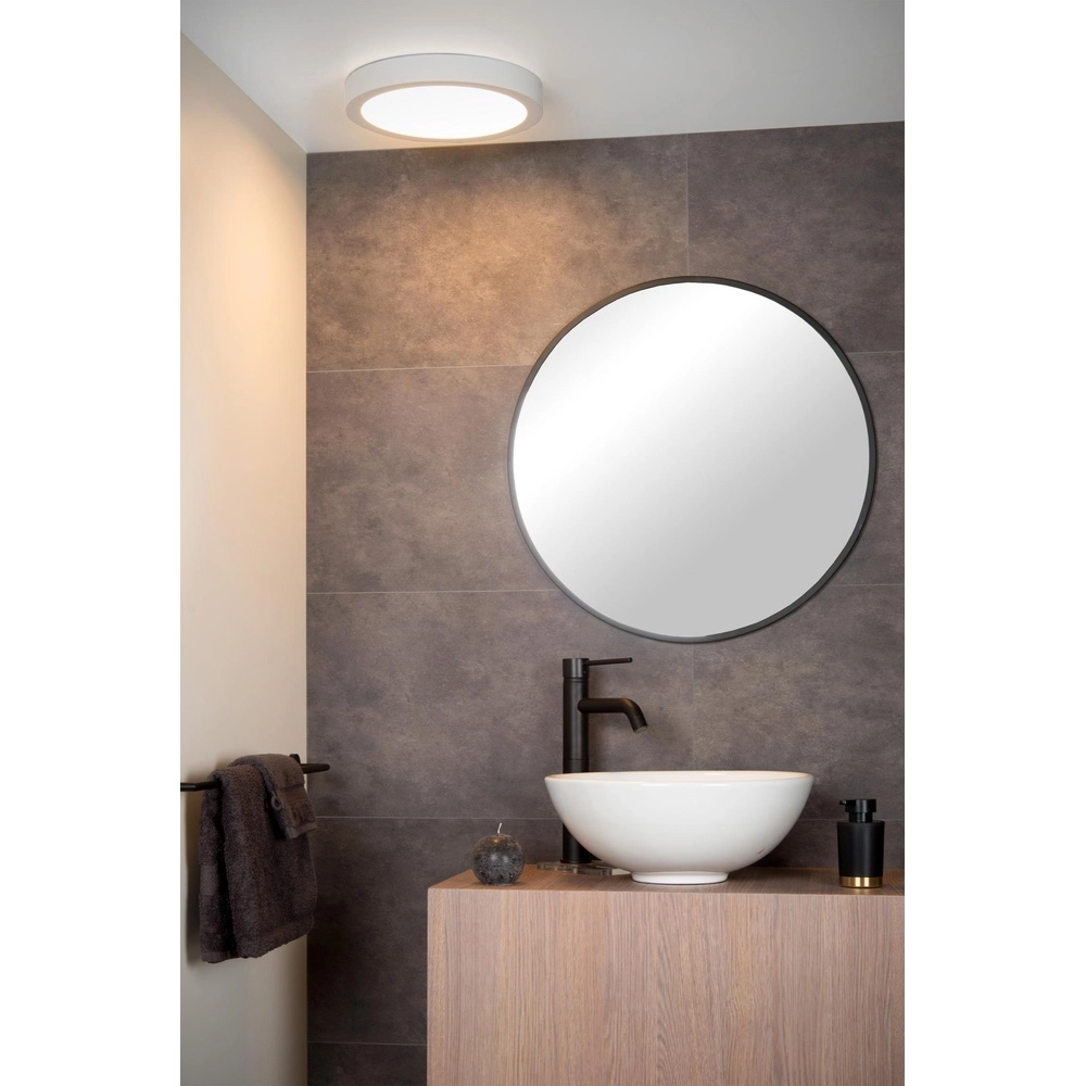 Éclairage de plafond Brice-Led Ø 30cm - IP44 blanc