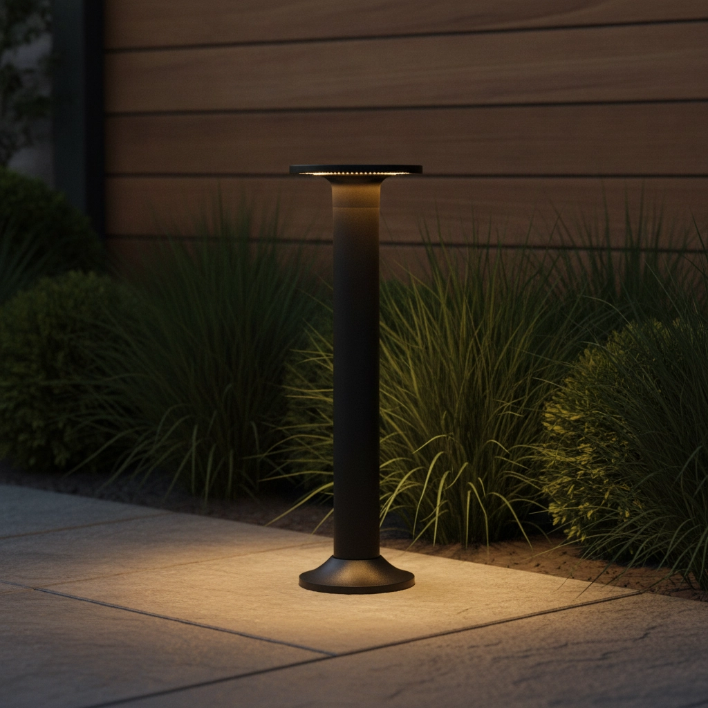 Lampe de jardin Tower Design noir