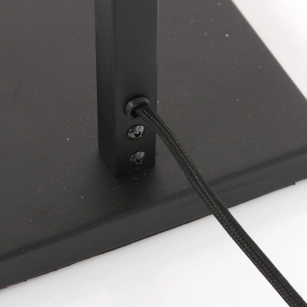 Lampe de table sur pied Stanger avec du velours doré Steinhauer 8712746151770