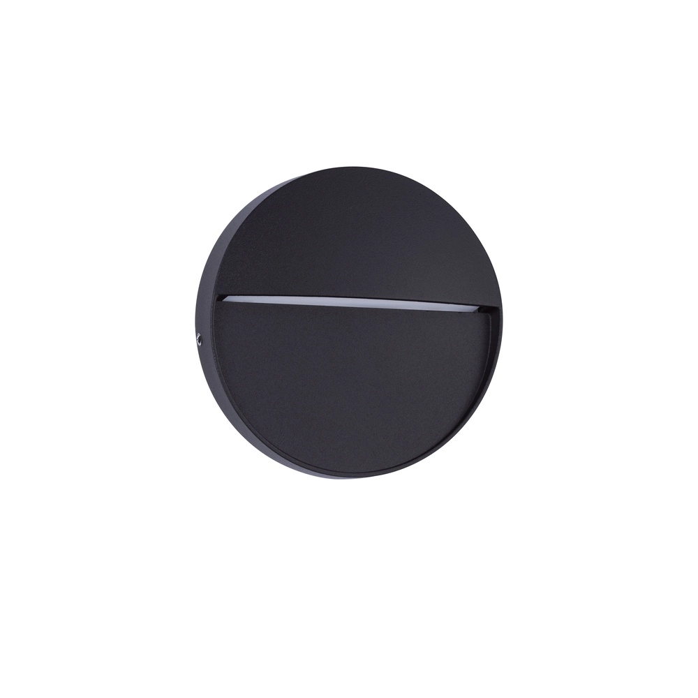 Applique murale ronde Toby Design noir Lyora 5212017453594