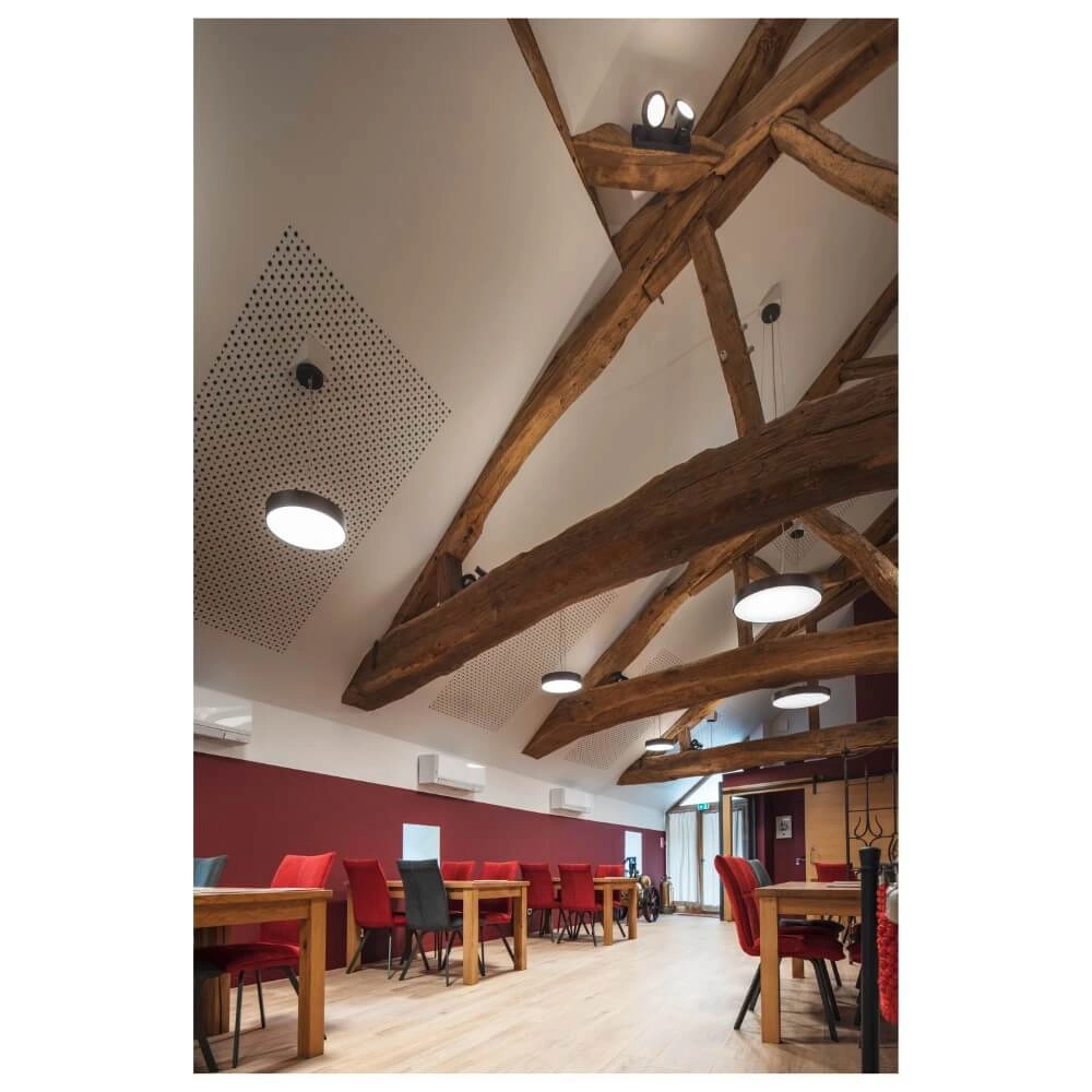 Plafonnier / Lampe suspendue Medo Pro 40 noir - CCT - 80g - Ø 38cm SLV 4024163276931