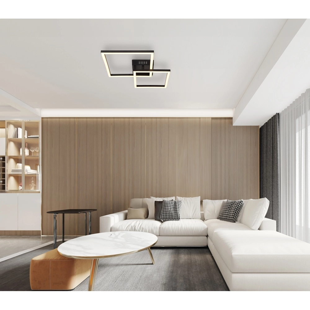 Lampe de plafond élégante Tyler Noir Globo 9007371453818