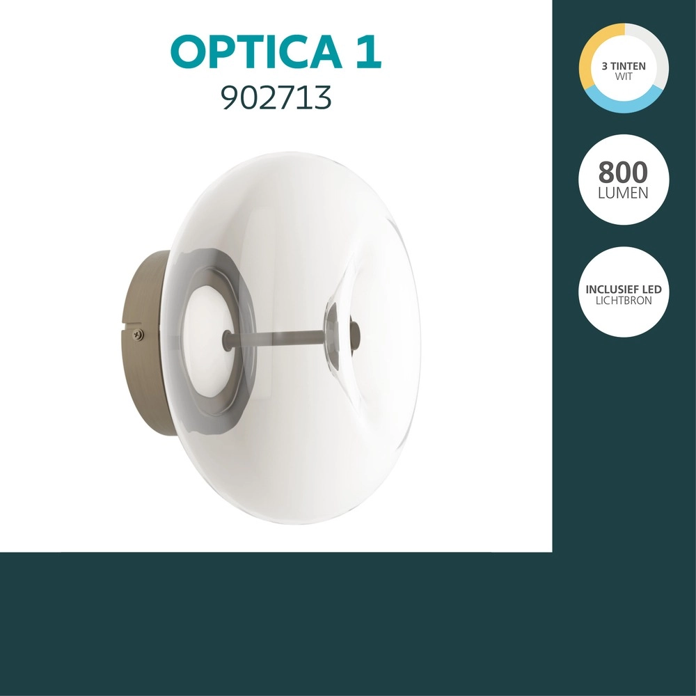 Lampe de plafond unique Optica 1 bronze Eglo 9008606391059