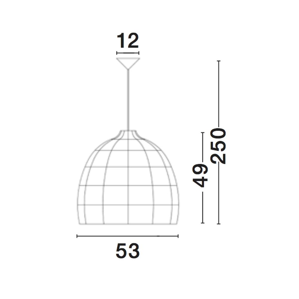 Suspension Bohème Destin rotin Ø 53cm Lyora 5212017416674