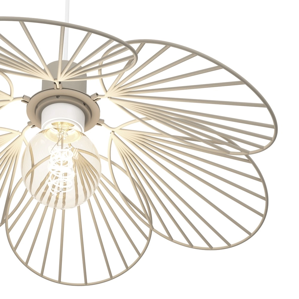 Lampe suspendue Binacua brun sable Ø 45 cm Eglo 9008606405930