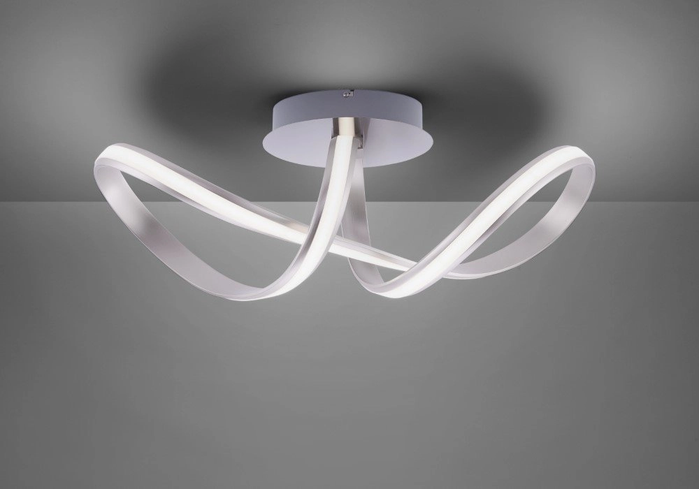 Plafonnier LED Melinda gris Paul Neuhaus 4012248323533
