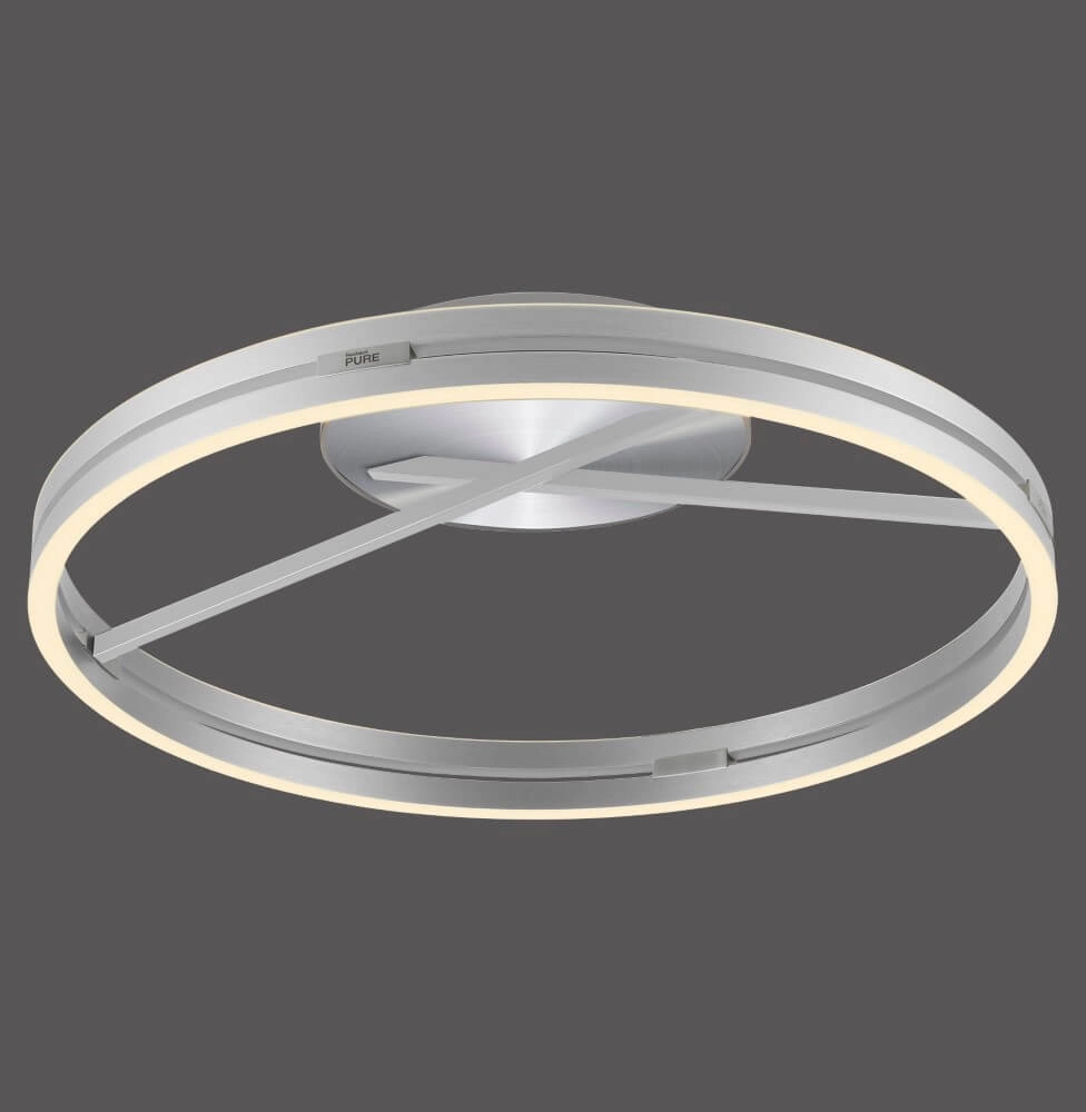 Plafonnier rond Pure Loop aluminium Paul Neuhaus 4012248385500
