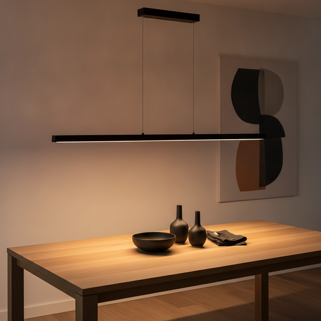 Suspension élégante Kondora 2 S noir 118.5cm