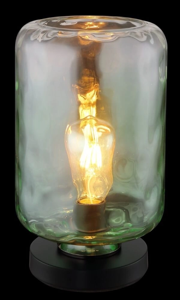Lampe de table design Darina verre vert Globo 9007371452521