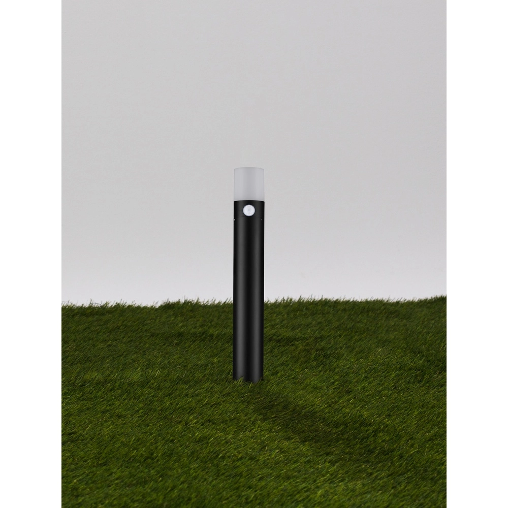 Lampe de jardin design Paul Noir avec capteur Lyora 5212017448262