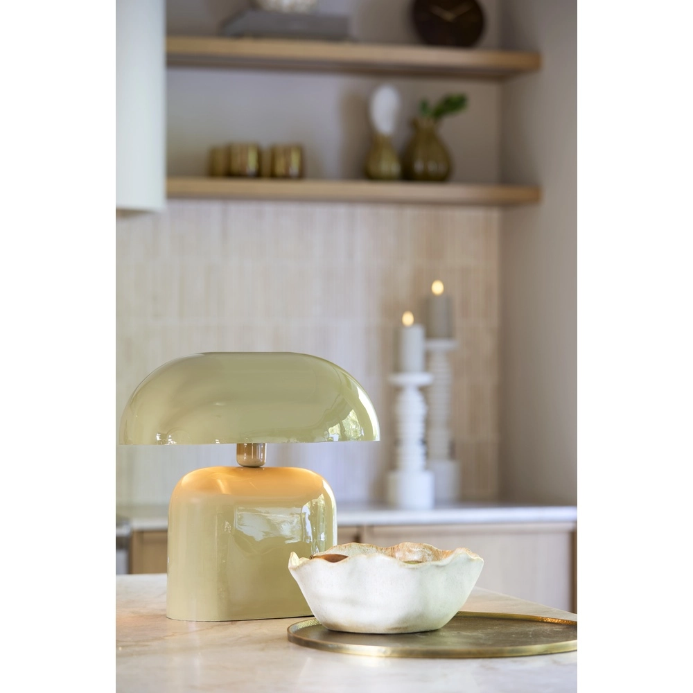 Lampe de table Todd ovale - taupe brillant Light & Living 8717807818920