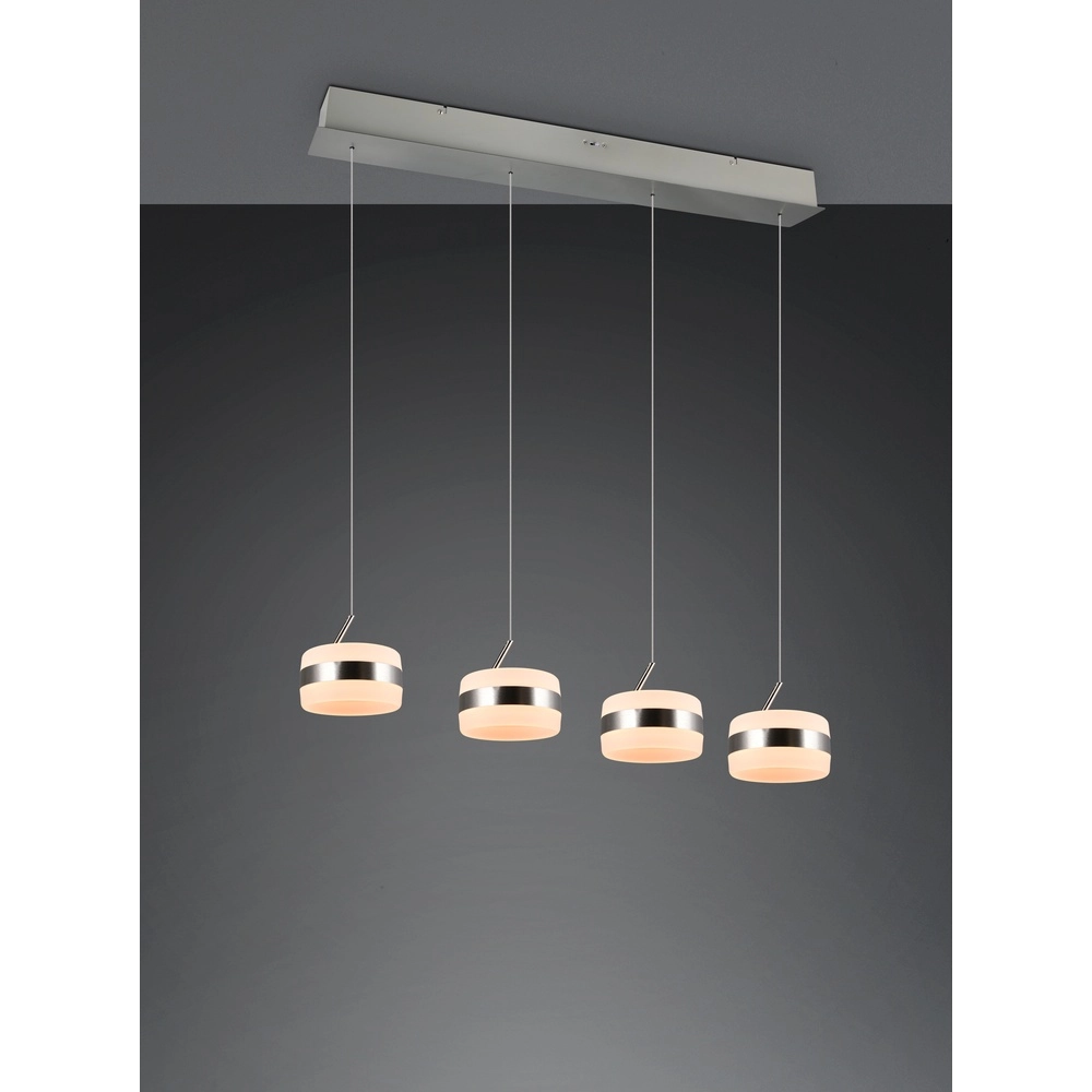 Suspension design Dios nickel 4 lumières Trio 4017807657647