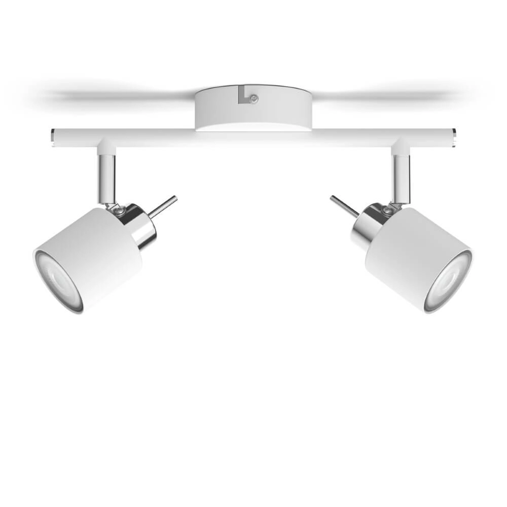 Spot de plafond blanc Meranti 2x GU10 Spot de plafond blanc Meranti 2x GU10