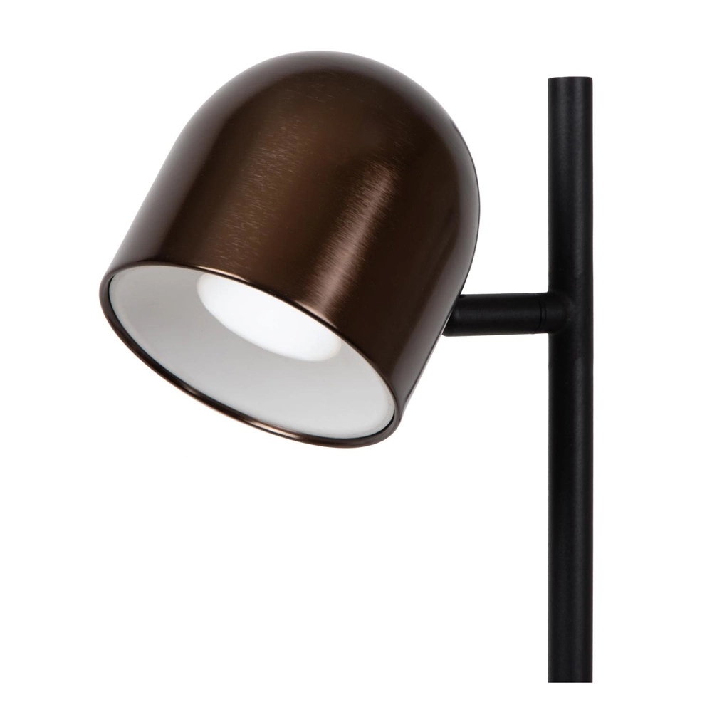 Lampe sur pied rechargeable Skanska Rech Café brun Lucide 5411212032171