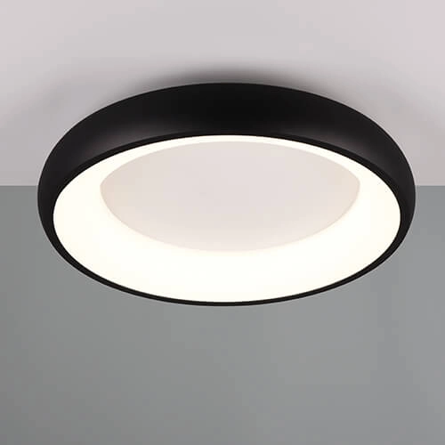 Plafonnier LED Cardona noir - Ø 45cm Trio 4017807613902