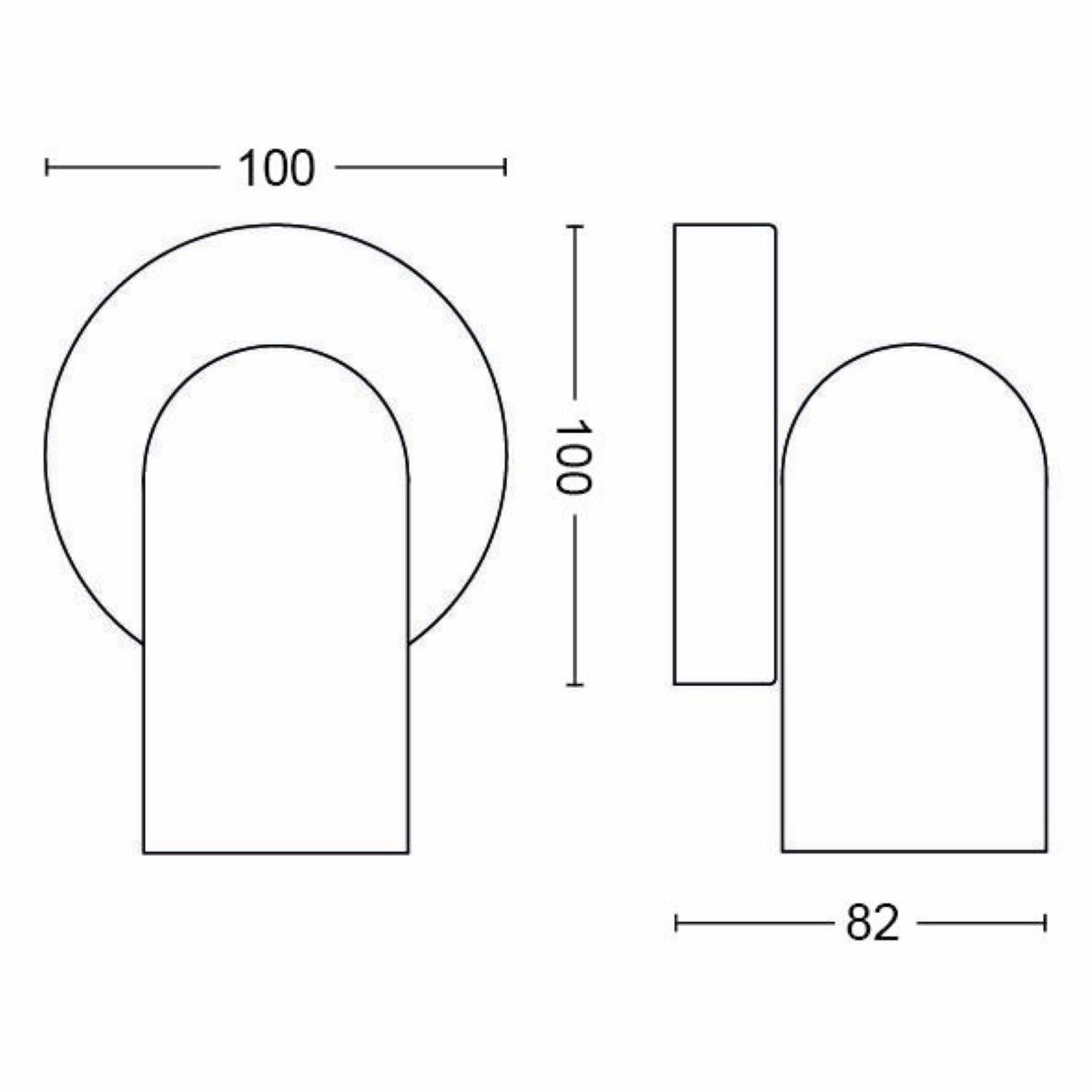 Lampe ponctuelle Pongee blanc Philips 8718696164761