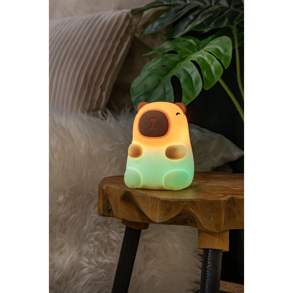 Veilleuse de la chambre des enfants Pincha Capybara Capybara Lucide 5411212541352