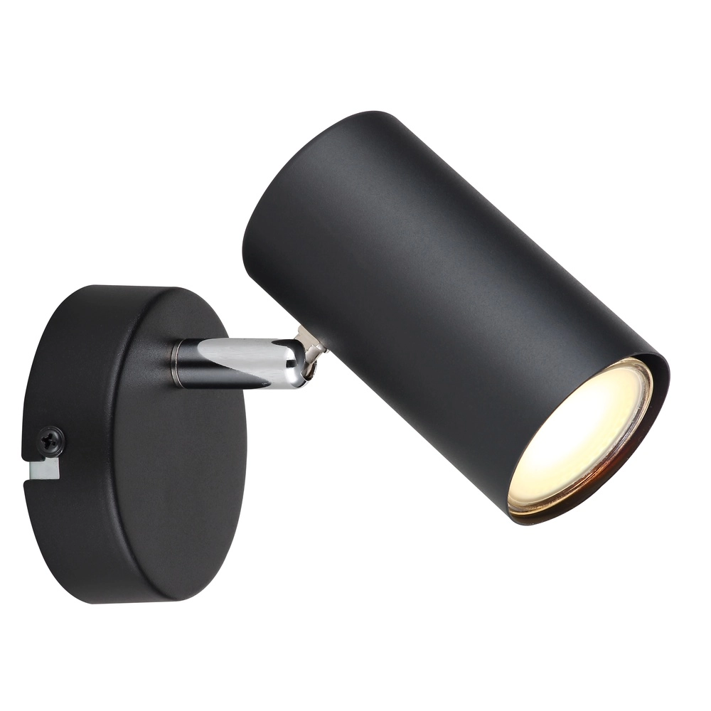 Lampe murale Allvi Noir