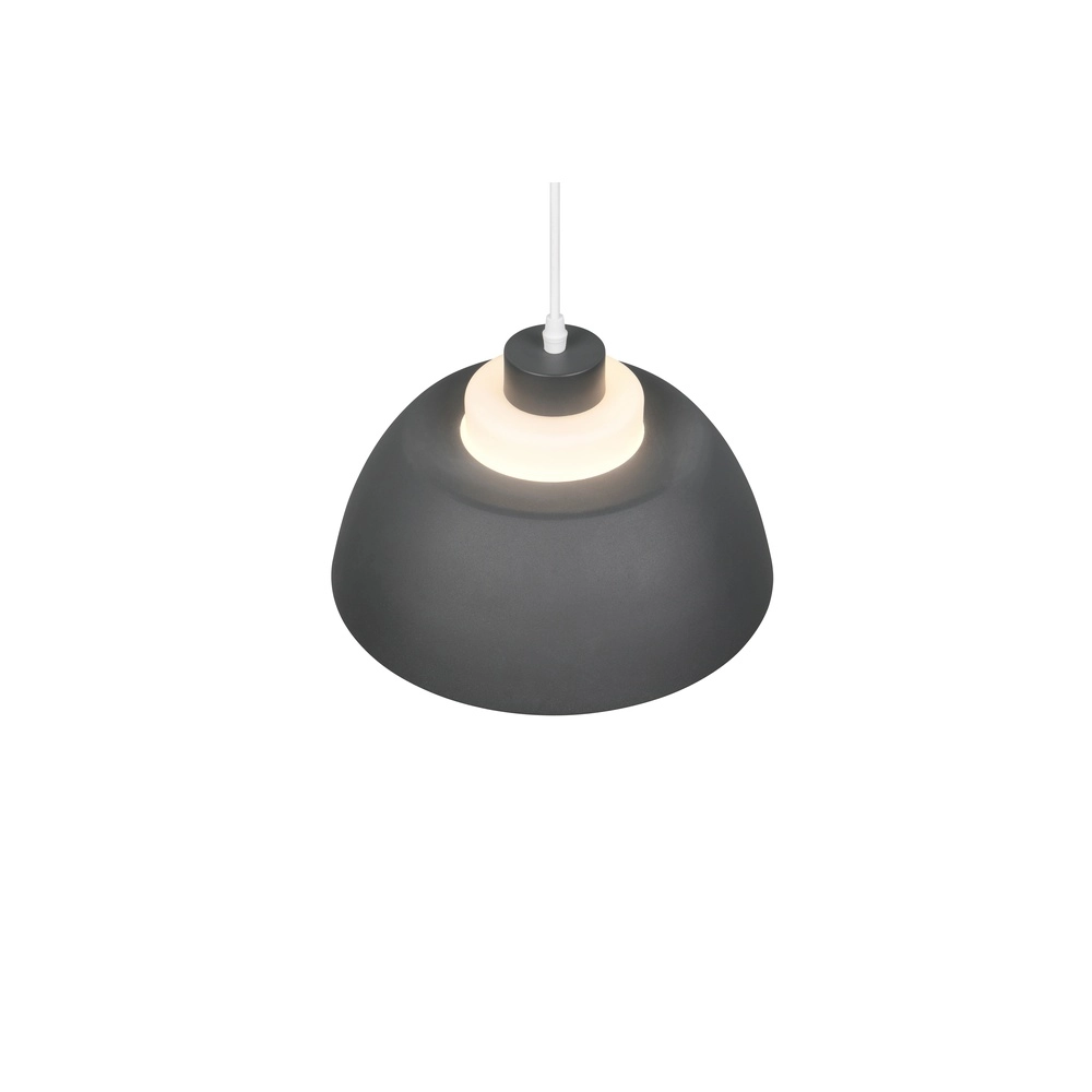 Lampe pendante de conception Tilos Anthracite Ø 30 cm Trio 4017807682434