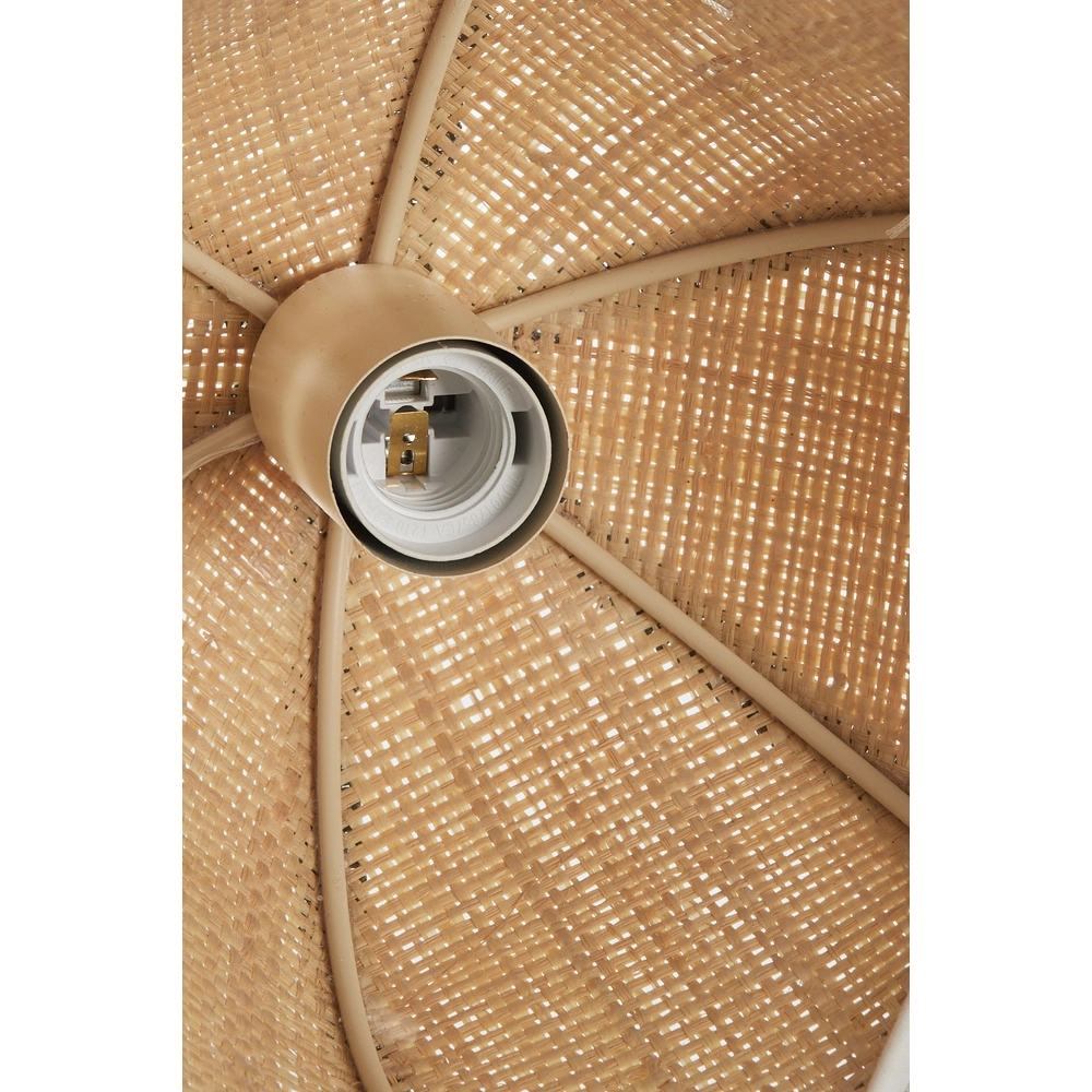 Lampe murale Japandi Sulina Raphia de sable avec verdure Light & Living 8717807762421