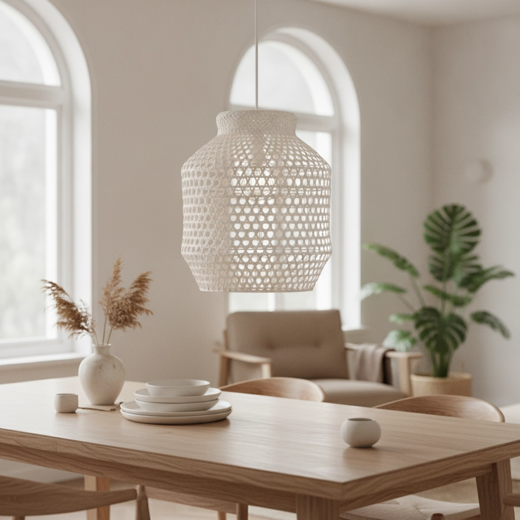 Suspension blanche Mia Ø 35cm