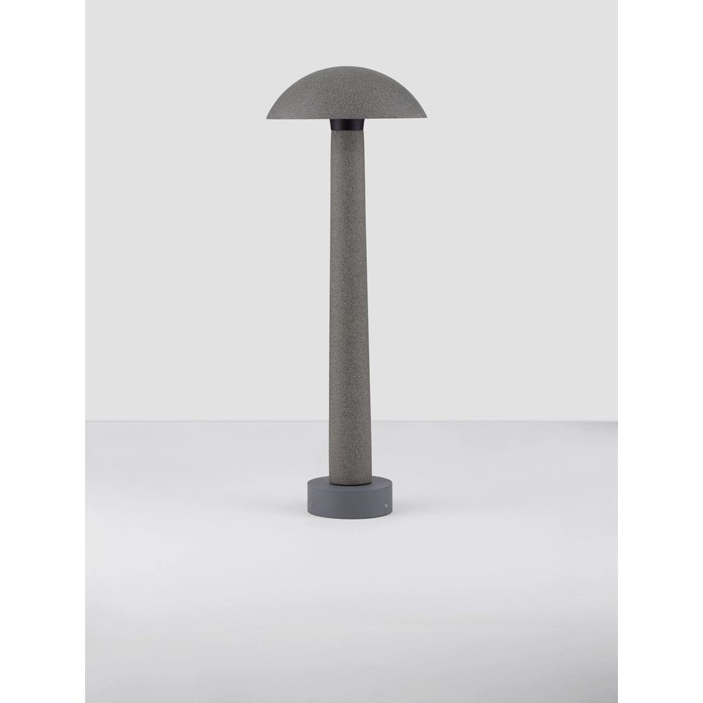 Lampe de jardin ronde Tura gris béton 55cm Lyora 5212017454645