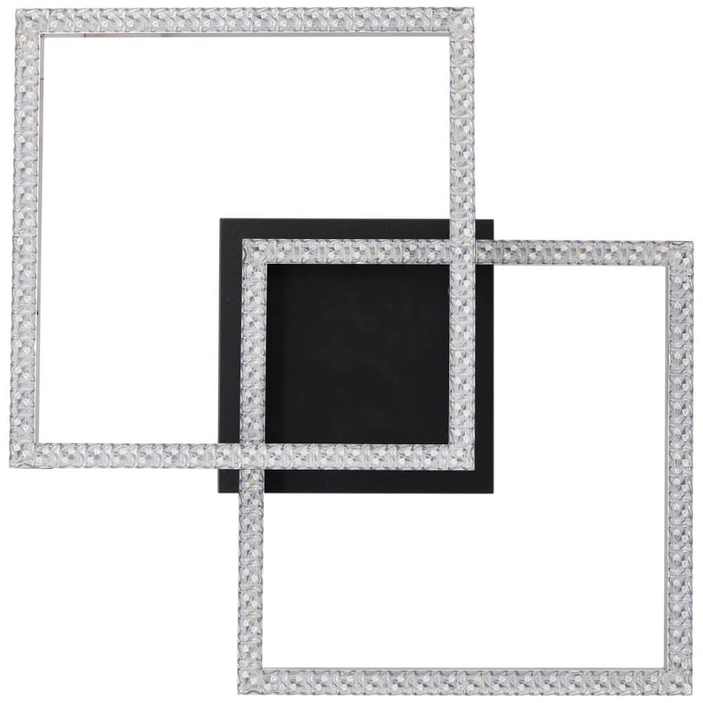 Plafonnier noir Ranni 1500lm Brilliant 4004353442131