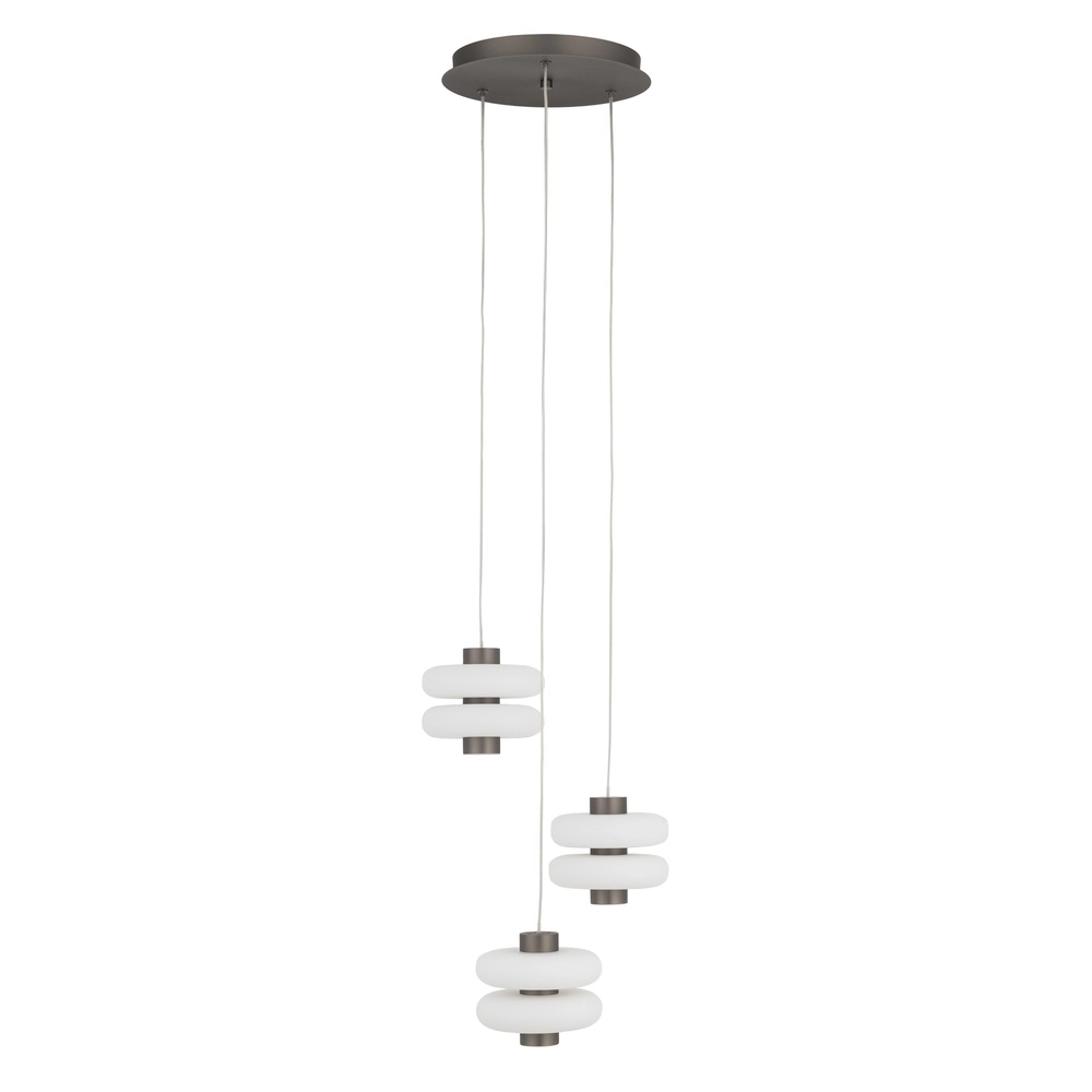 Lampe pendante de conception Lunari Led 3-gris clair