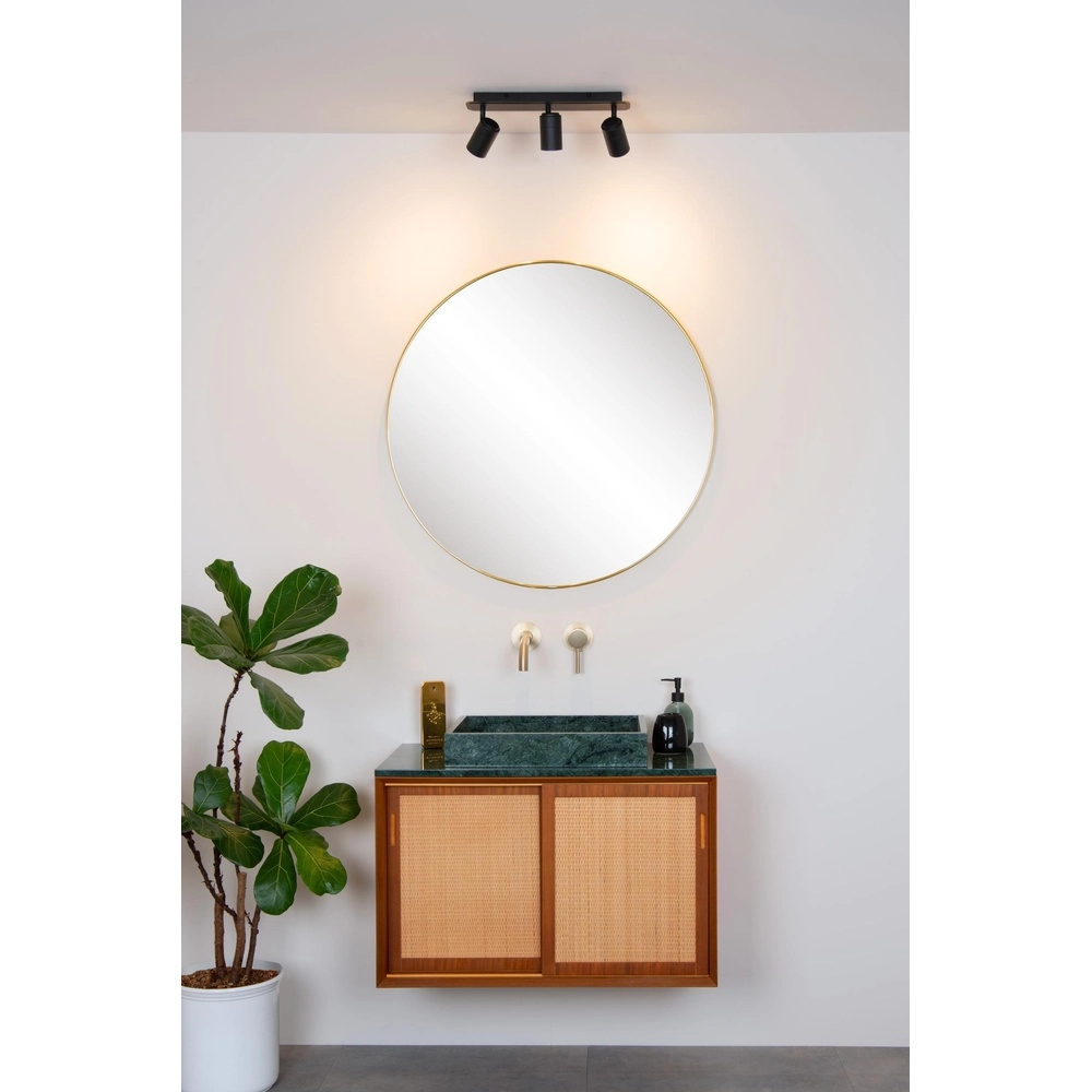 Projecteur de plafond Lennert Noir à 3 lumières Lucide 5411212262691