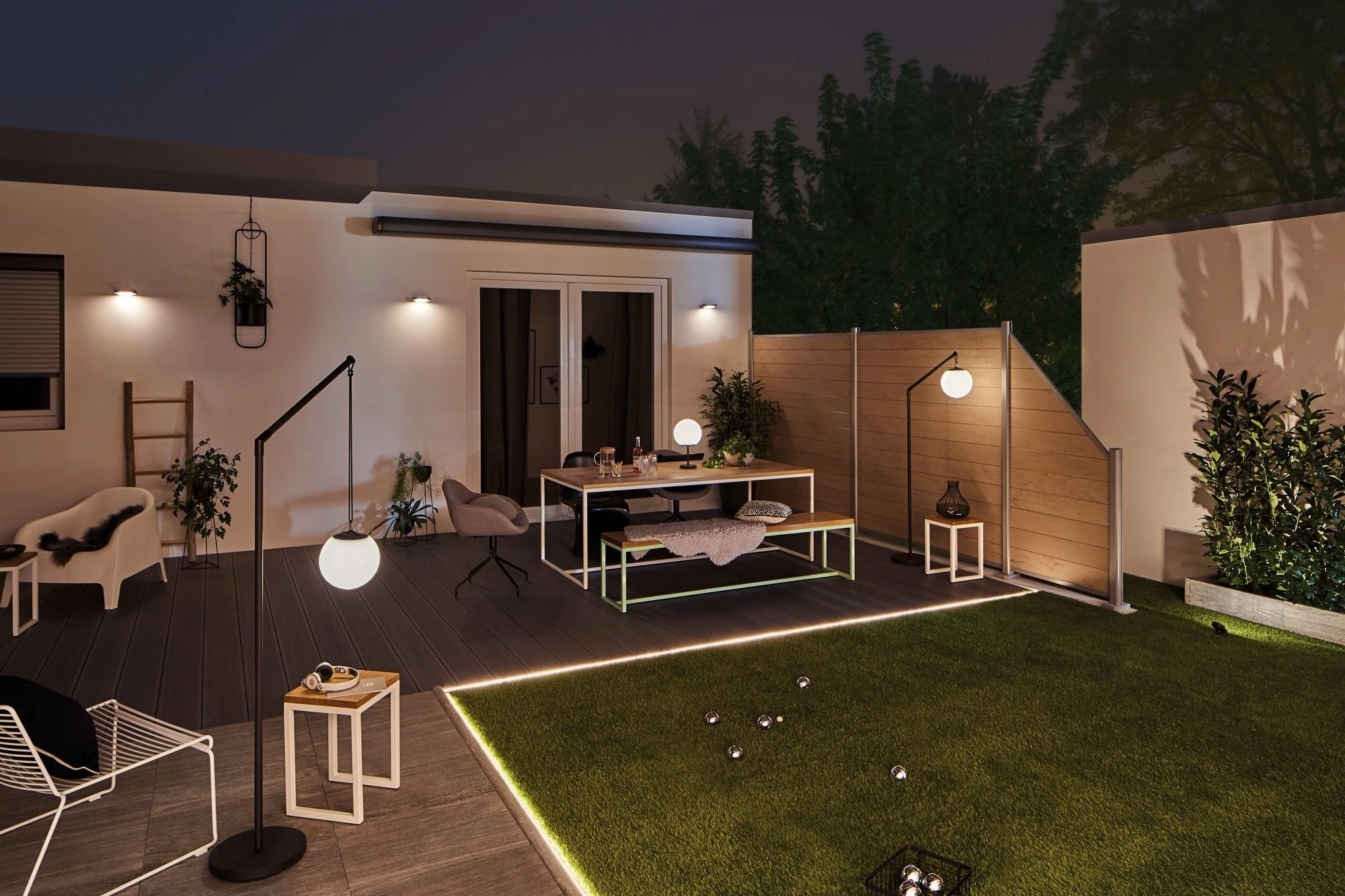 Applique solaire ronde Ryse met sensor Paulmann 4000870942475