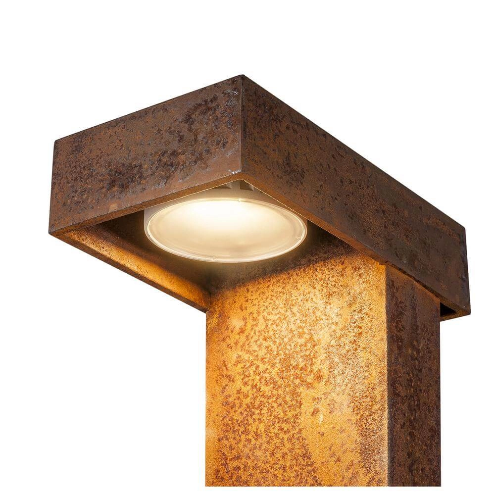 Éclairage de chemin Rusty 70cm brun rouille SLV 4024163264235