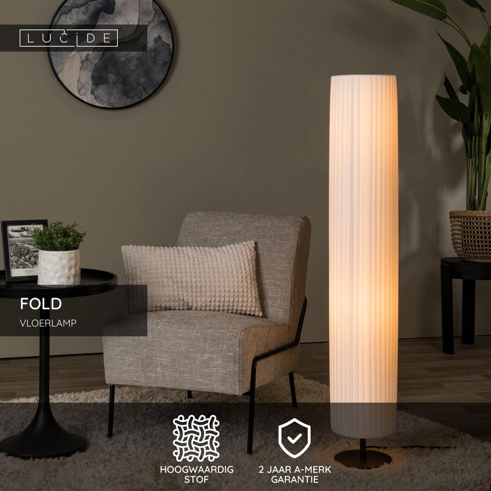 Lampadaire de conception Fold Ø 20cm x 120cm Lucide 5411212212122