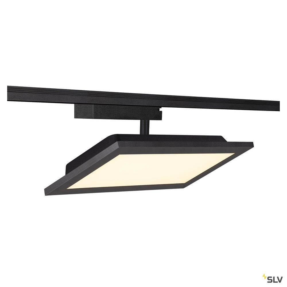 Panneau LED monophasé Panel Track carré noir
