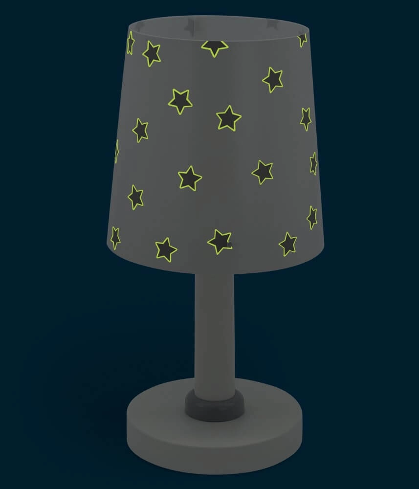 Lampe de table pour chambre d'enfant Star Light gris doux Dalber 8420406001395