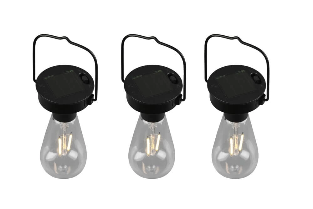 Lampes solaires Campus lot de 3 Trio 4017807529432