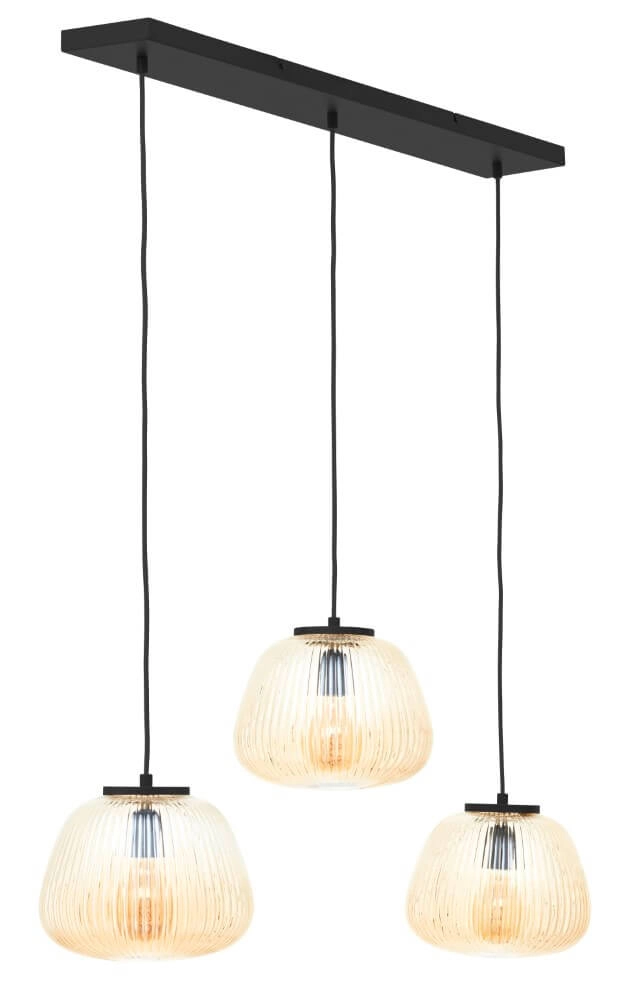 Lampe suspendue 3 lumières Kaizen allongé Brilliant 4004353430091