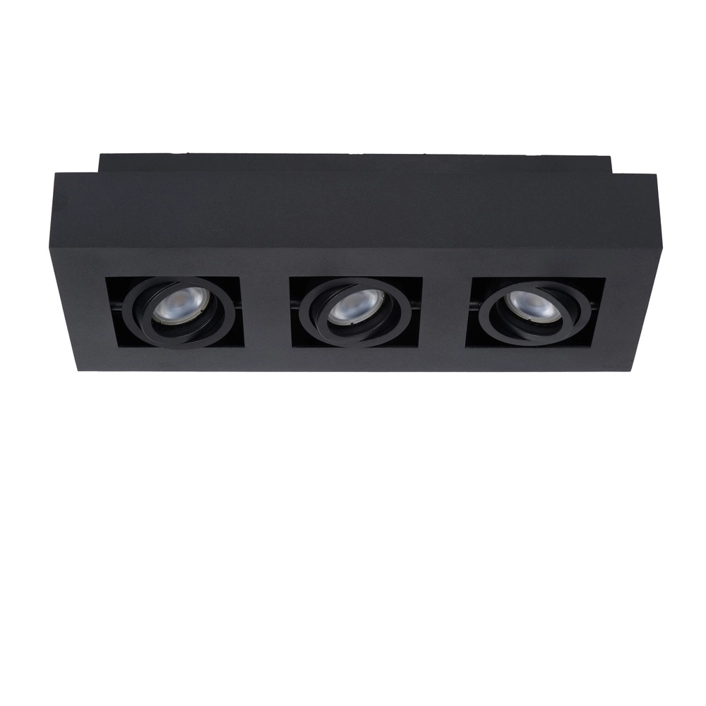 Projecteur de plafond Xirax 3 x 5W noir