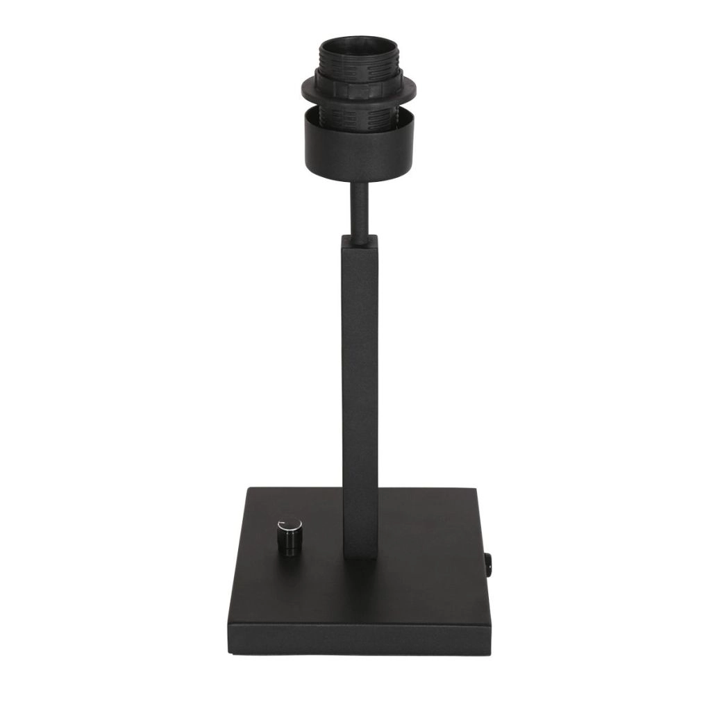 Lampe de table noire Stang avec un chapeau en liège Ø20cm Steinhauer 8712746180541