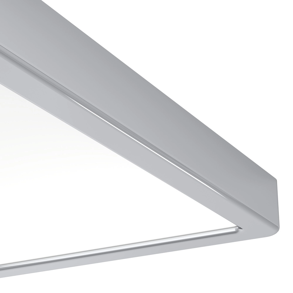 Lumière de plafond chromée Fueva 6 LED - 29x29 cm Eglo 9008606331109