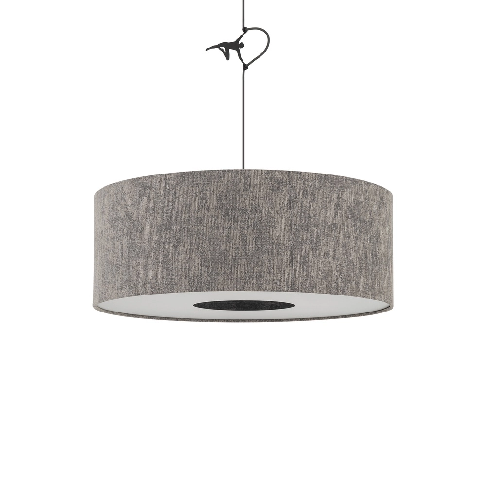 Lampe suspendue Lago gris Ø 50cm Lyora 5903139116749