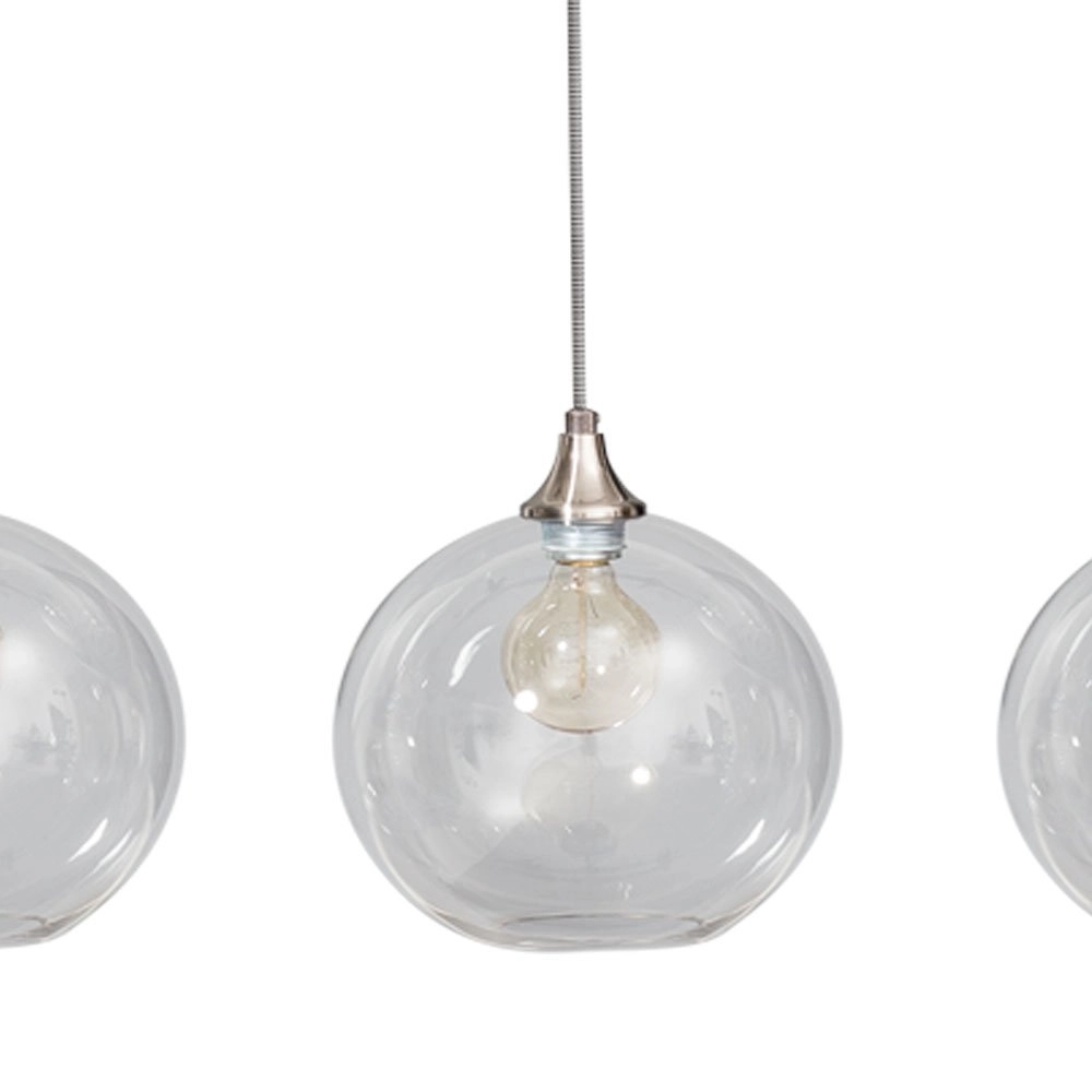 Lampe à suspension robuste Calvello Gris métallisé à 4 lumières ETH 8719075182499