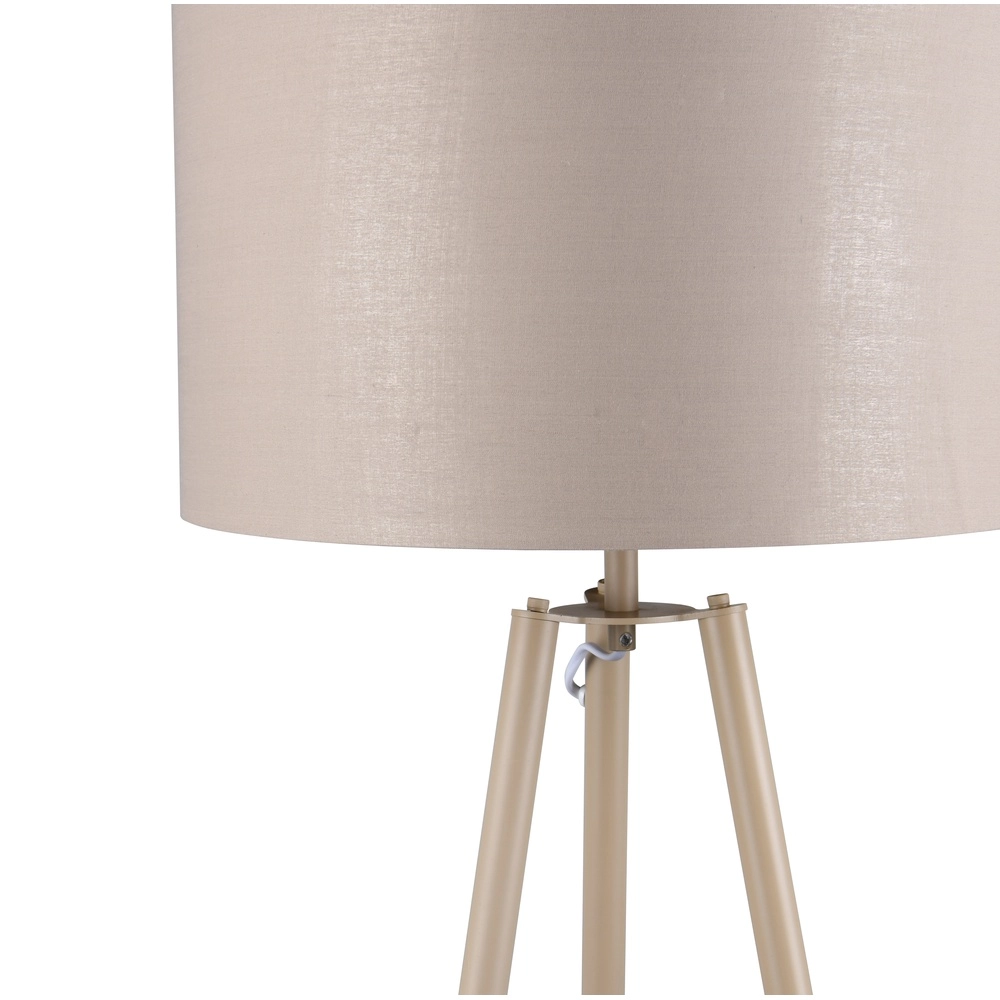 Lampe de pied Colette brun sable Trio 4017807715422